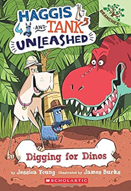Book cover for "Digging for Dinos" by Jessica Young