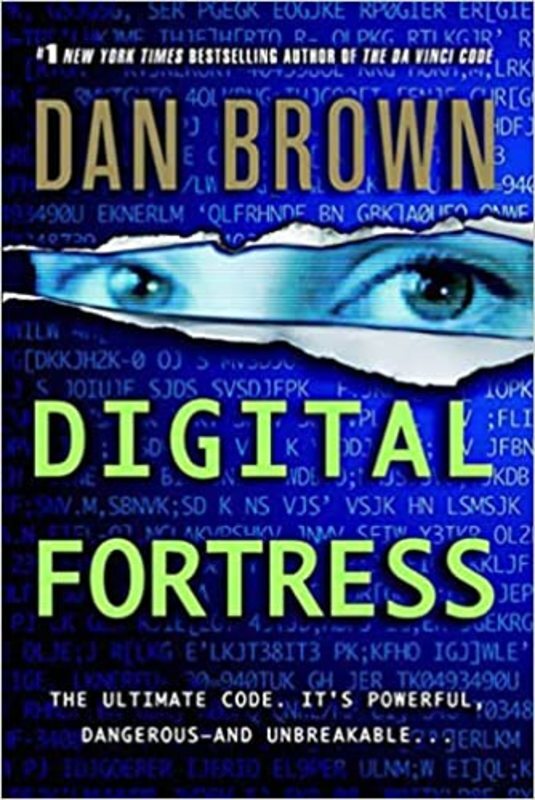 Book cover for "Digital Fortress" by Dan Brown