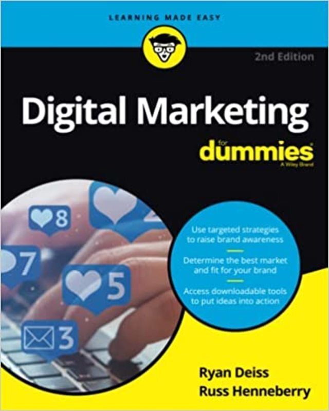 Book cover for "Digital Marketing For Dummies" by Ryan Deiss
