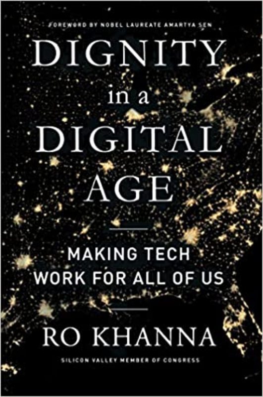 Book cover for "Dignity in a Digital Age" by Ro Khanna