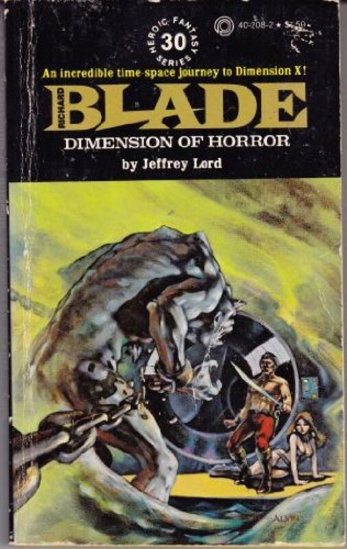Book cover for "Dimension of Horror" by Jeffrey Lord