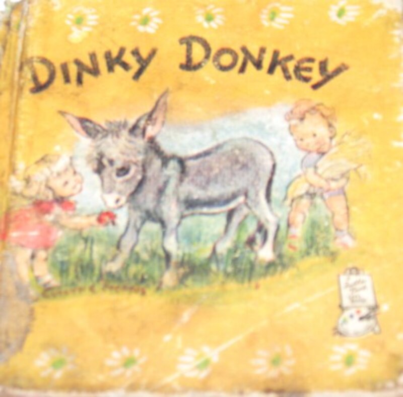 Book cover for "Dinky Donkey" by Eilis DIllon