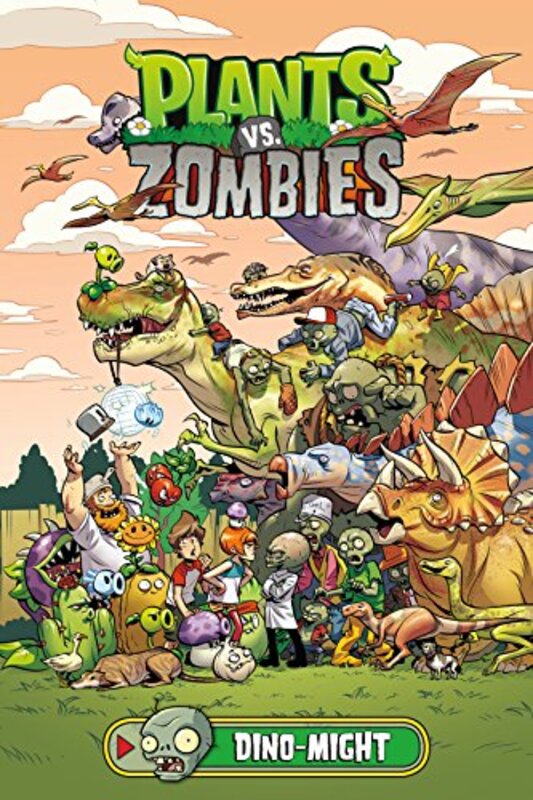 Book cover for "Dino-Might" by Paul Tobin