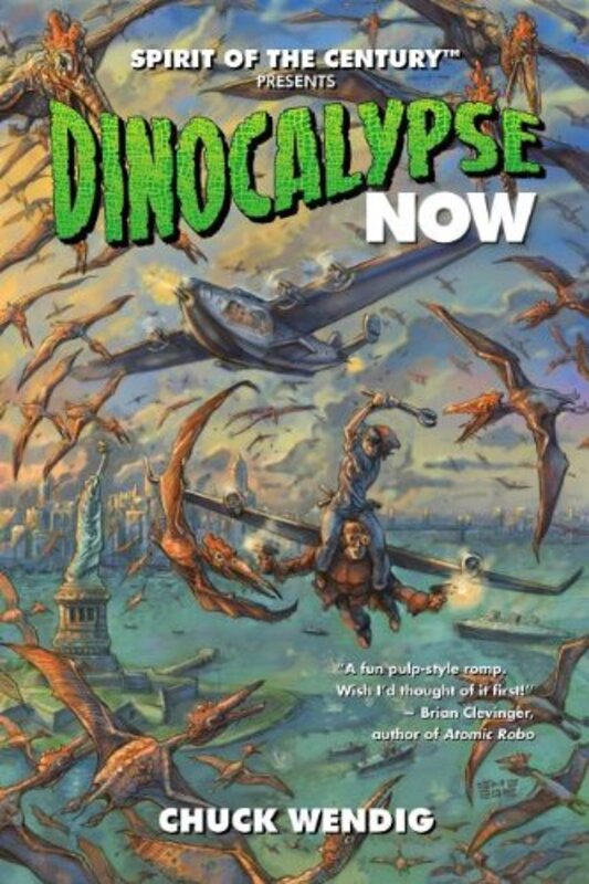 Book cover for "Dinocalypse Now" by Chuck Wendig