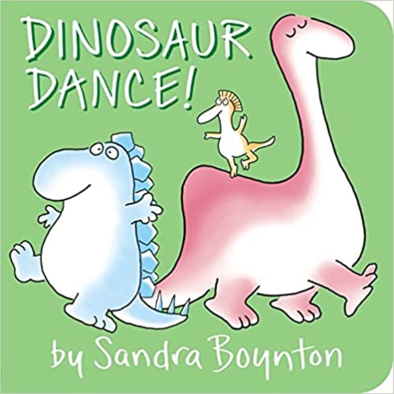 Book cover for "Dinosaur Dance!" by Sandra Boynton