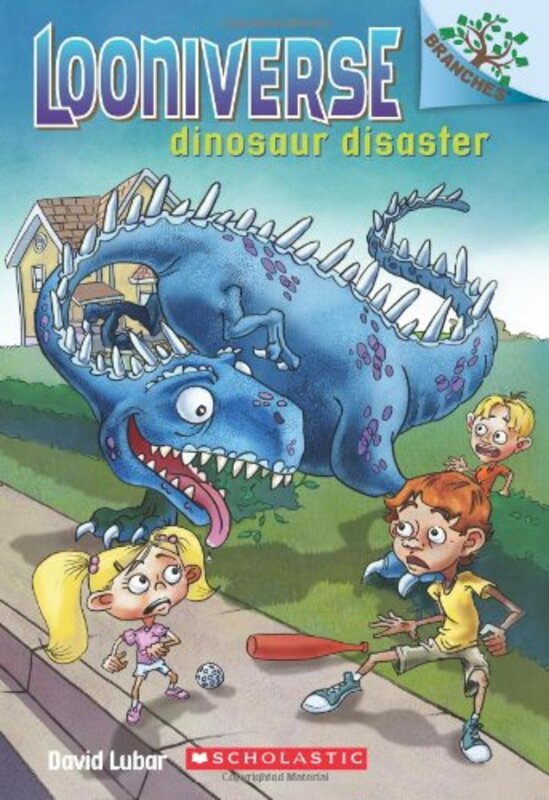 Book cover for "Dinosaur Disaster" by David Lubar
