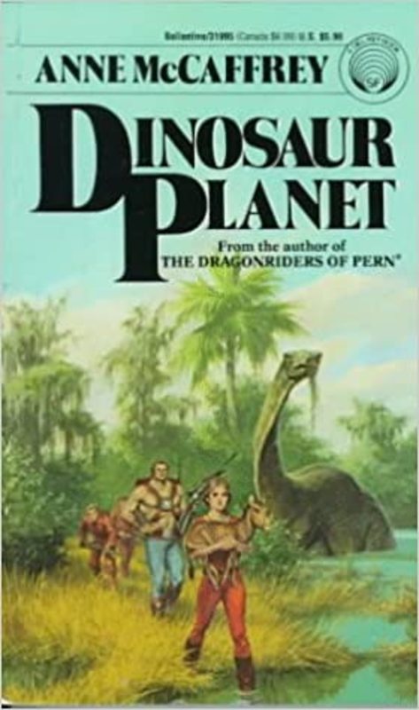 Book cover for "Dinosaur Planet" by Anne McCaffrey