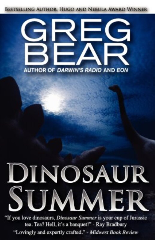 Book cover for "Dinosaur Summer" by Greg Bear
