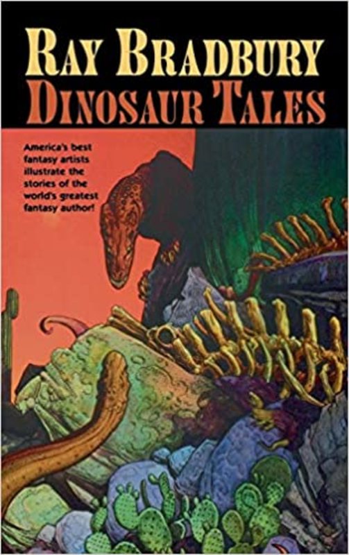 Book cover for "Dinosaur Tales" by Ray Bradbury