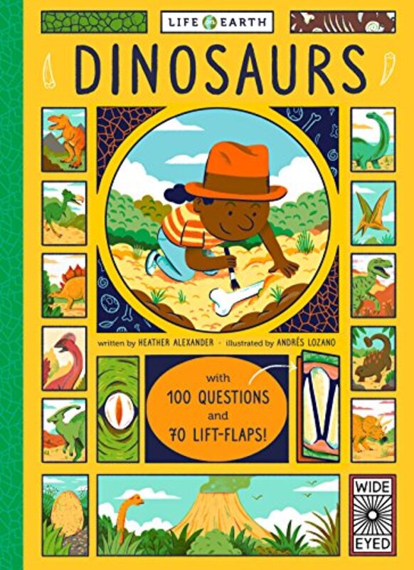 Book cover for "Dinosaurs" by Heather Alexander