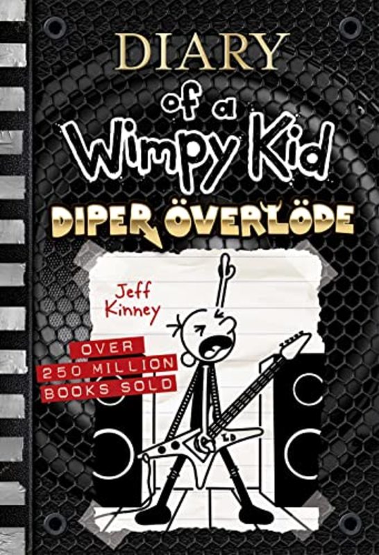 Book cover for "Diper Överlöde" by Jeff Kinney