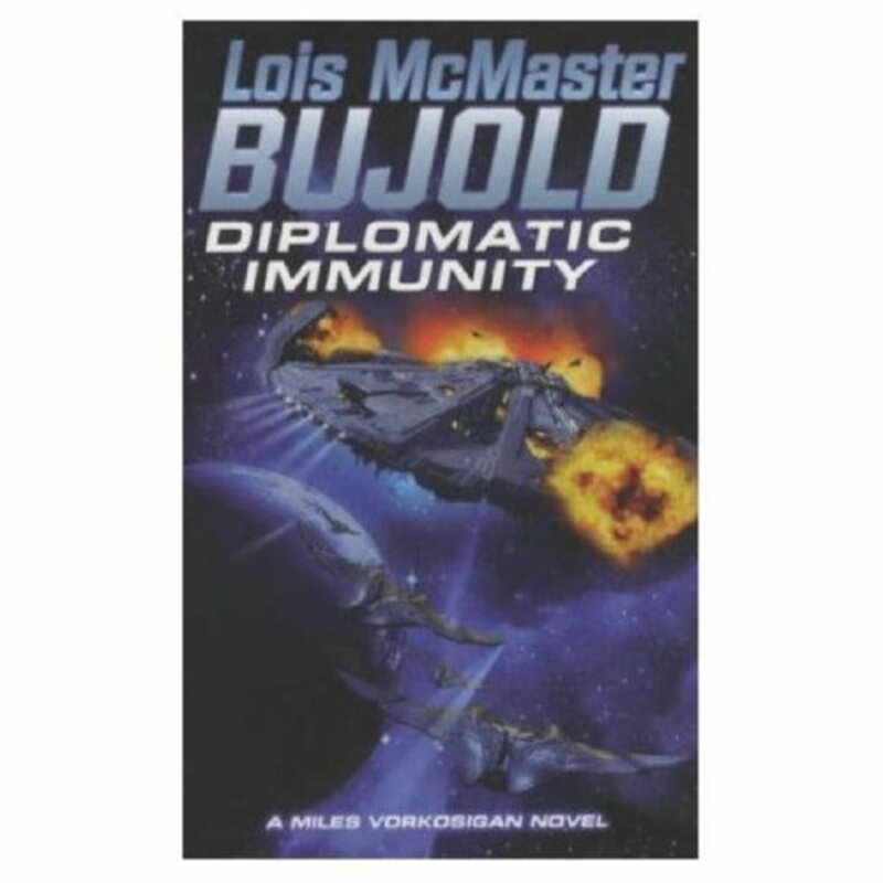 Book cover for "Diplomatic Immunity" by Lois McMaster Bujold