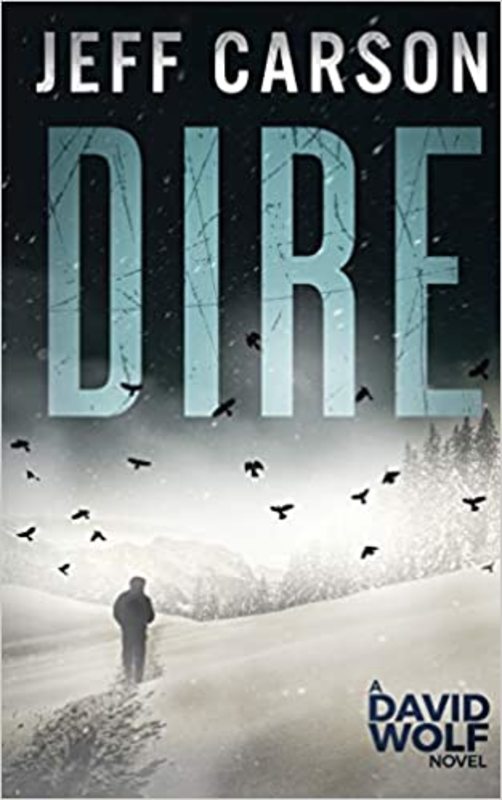 Book cover for "Dire" by Jeff Carson