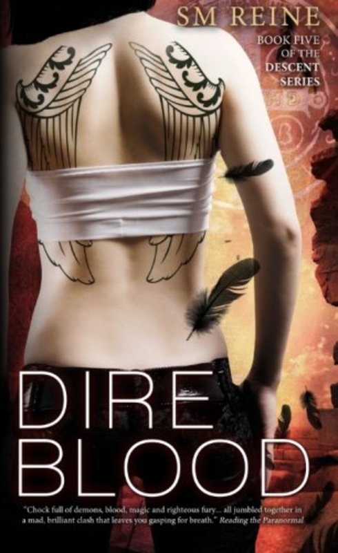 Book cover for "Dire Blood" by SM Reine