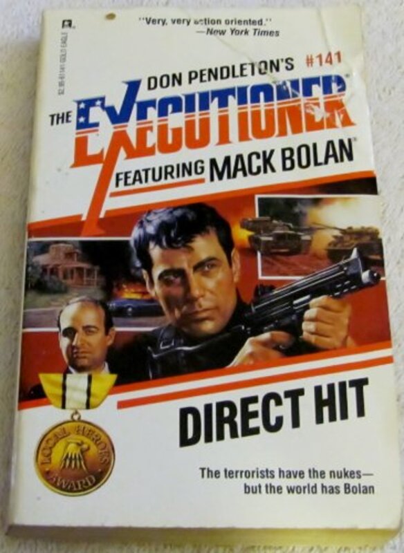 Book cover for "Direct Hit" by Don Pendleton