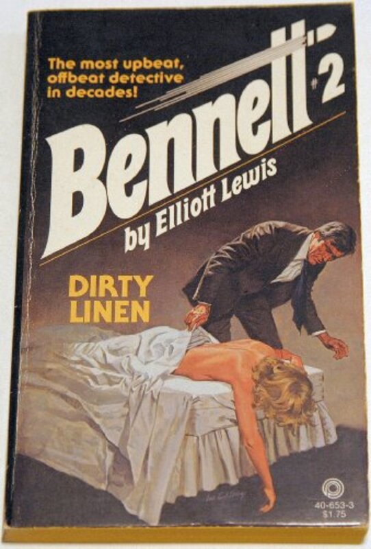 Book cover for "Dirty Linen" by Elliott Lewis