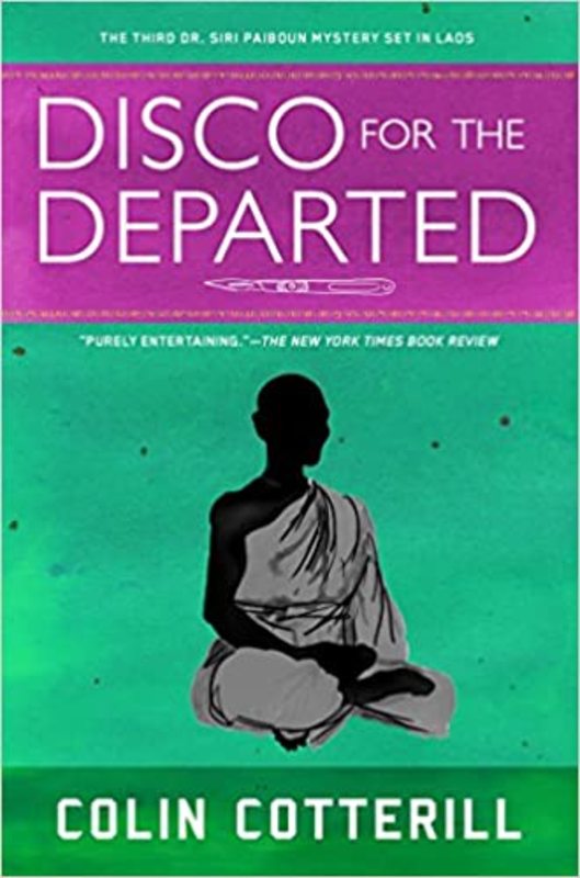 Book cover for "Disco for the Departed" by Colin Cotterill