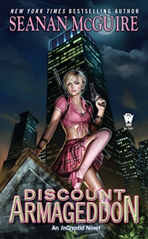 Book cover for "Discount Armageddon" by Seanan McGuire
