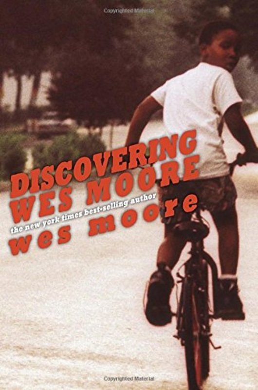 Book cover for "Discovering Wes Moore" by Wes Moore