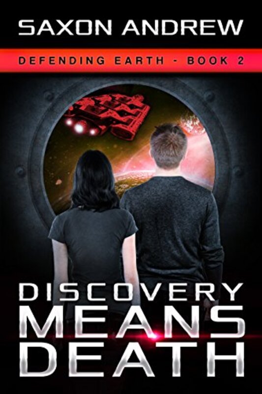 Book cover for "Discovery Means Death" by Saxon Andrew