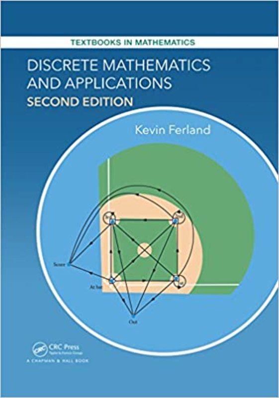 Book cover for "Discrete Mathematics and Applications" by Kevin Ferland
