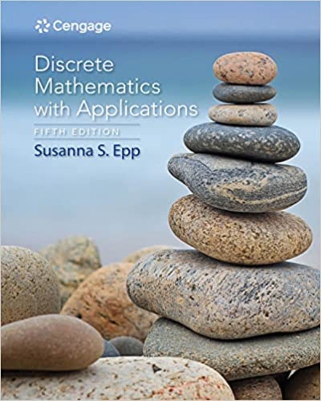 Book cover for "Discrete Mathematics with Applications" by Susanna S. Epp