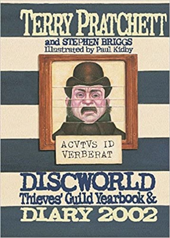 Book cover for "Discworld Thieves' Guild Yearbook & Diary 2002" by Terry Pratchett