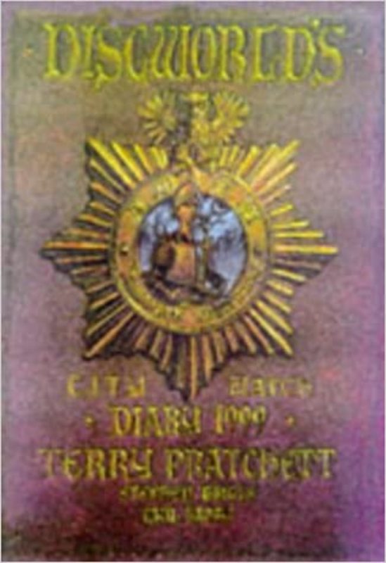 Book cover for "Discworld's Ankh-Morpork City Watch Diary" by Terry Pratchett