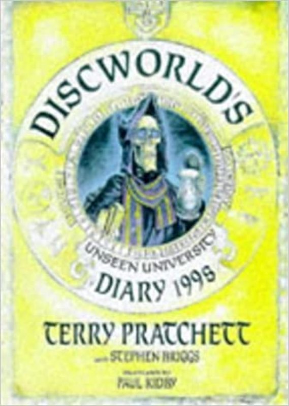 Book cover for "Discworld's Diary Unseen University Diary 1998" by Terry Pratchett