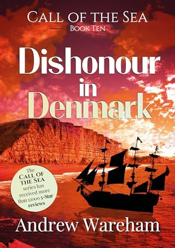 Book cover for "Dishonour in Denmark" by Andrew Wareham