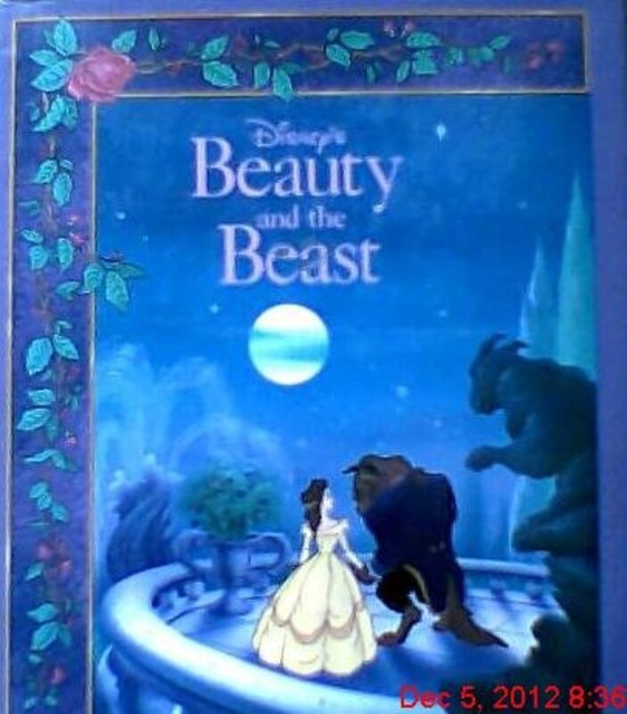 Book cover for "Disney's Beauty and the Beast" by Peter Lerangis