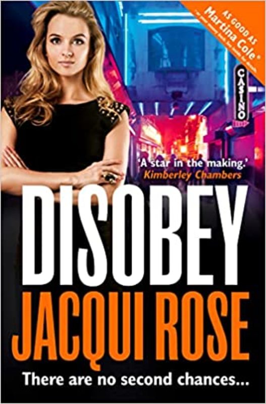 Book cover for "Disobey" by Jacqui Rose