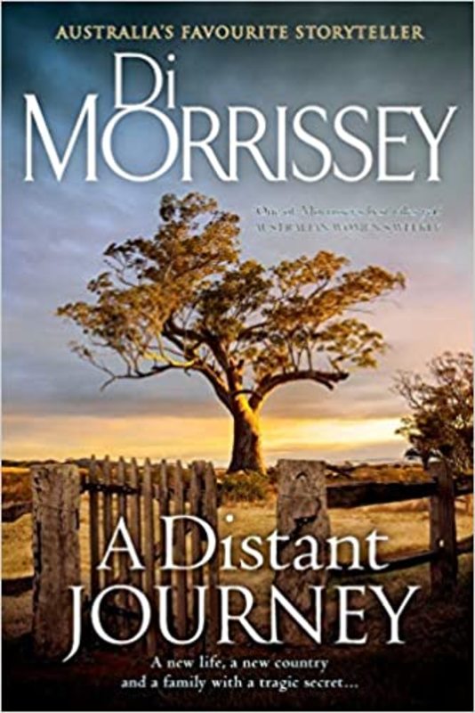 Book cover for "Distant Journey" by Di Morrissey