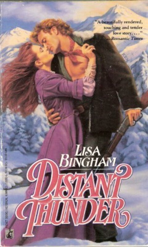 Book cover for "Distant Thunder" by Lisa Bingham