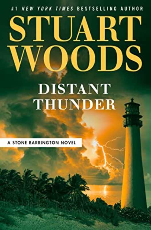 Book cover for "Distant Thunder" by Stuart Woods