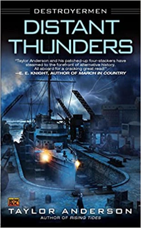 Book cover for "Distant Thunders" by Taylor Anderson