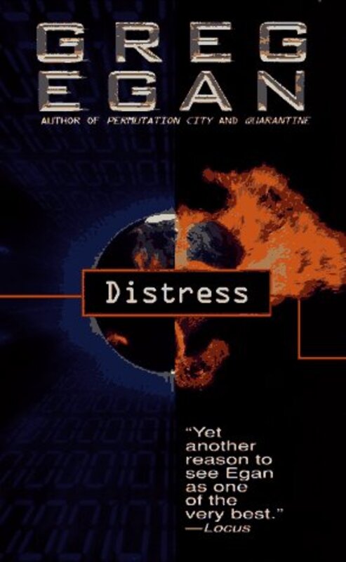 Book cover for "Distress" by Greg Egan