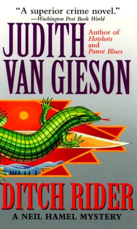 Book cover for "Ditch Rider" by Judith Van Gieson