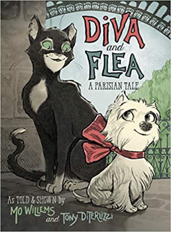 Book cover for "Diva and Flea" by Mo Willems
