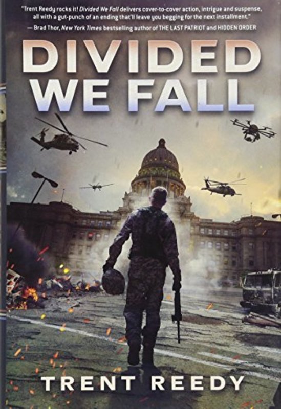 Book cover for "Divided We Fall" by Trent Reedy
