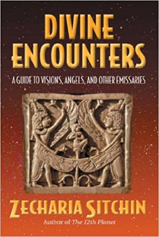 Book cover for "Divine Encounters" by Zecharia Sitchin