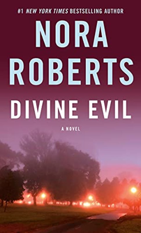 Book cover for "Divine Evil" by Nora Roberts