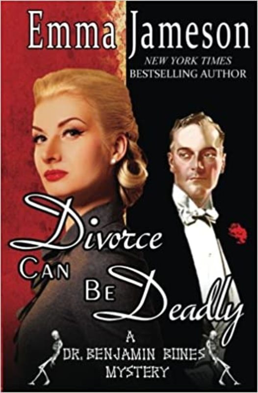 Book cover for "Divorce Can Be Deadly" by Emma Jameson