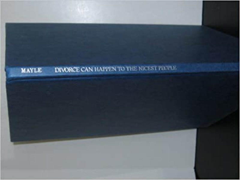 Book cover for "Divorce Can Happen to Nice People" by Peter Mayle
