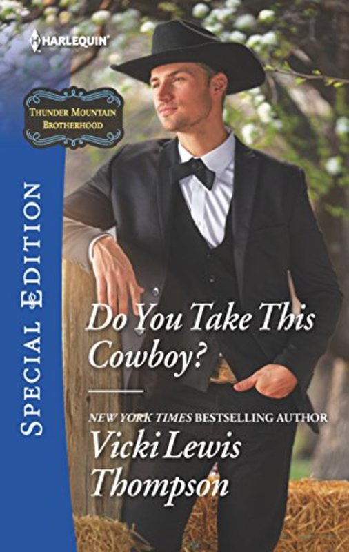 Book cover for "Do You Take This Cowboy?" by Vicki Lewis Thompson