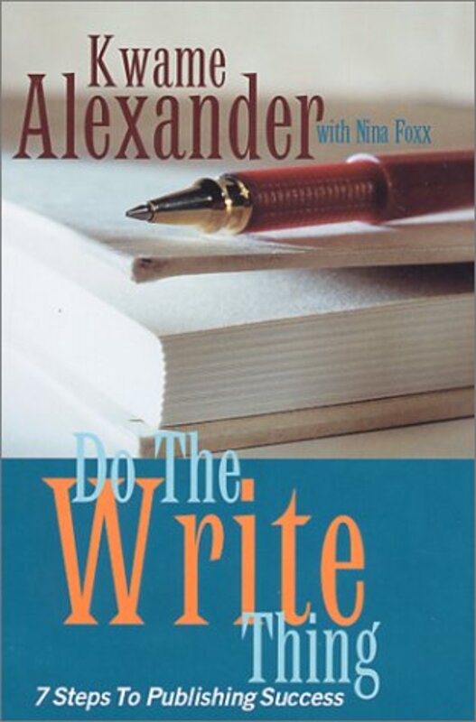 Book cover for "Do the Write Thing" by Kwame Alexander