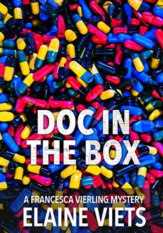Book cover for "Doc in the Box" by Elaine Viets