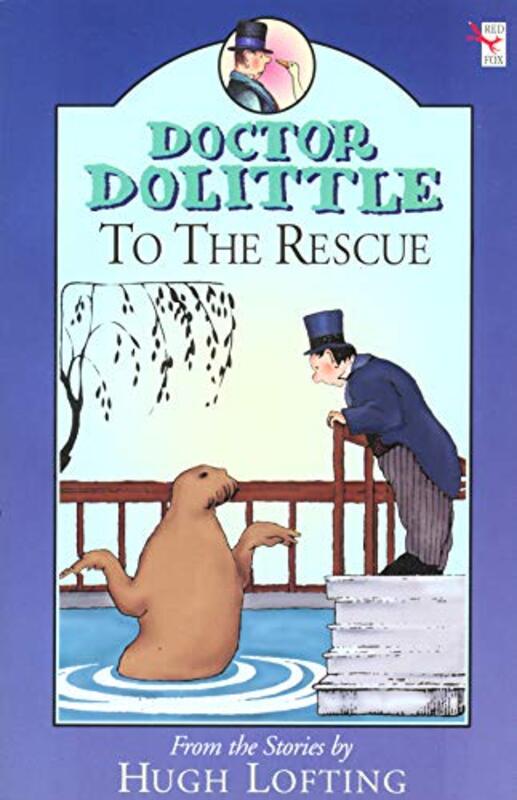 Book cover for "Doctor Dolittle to the Rescue" by Hugh Lofting