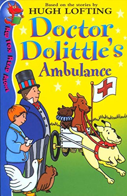 Book cover for "Doctor Dolittle's Ambulance" by Hugh Lofting