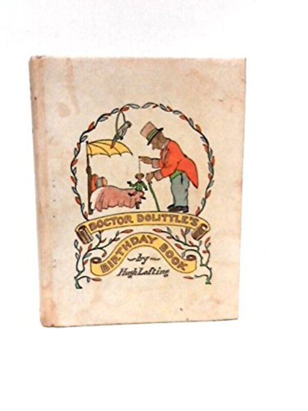 Book cover for "Doctor Dolittle's Birthday Book" by Hugh Lofting